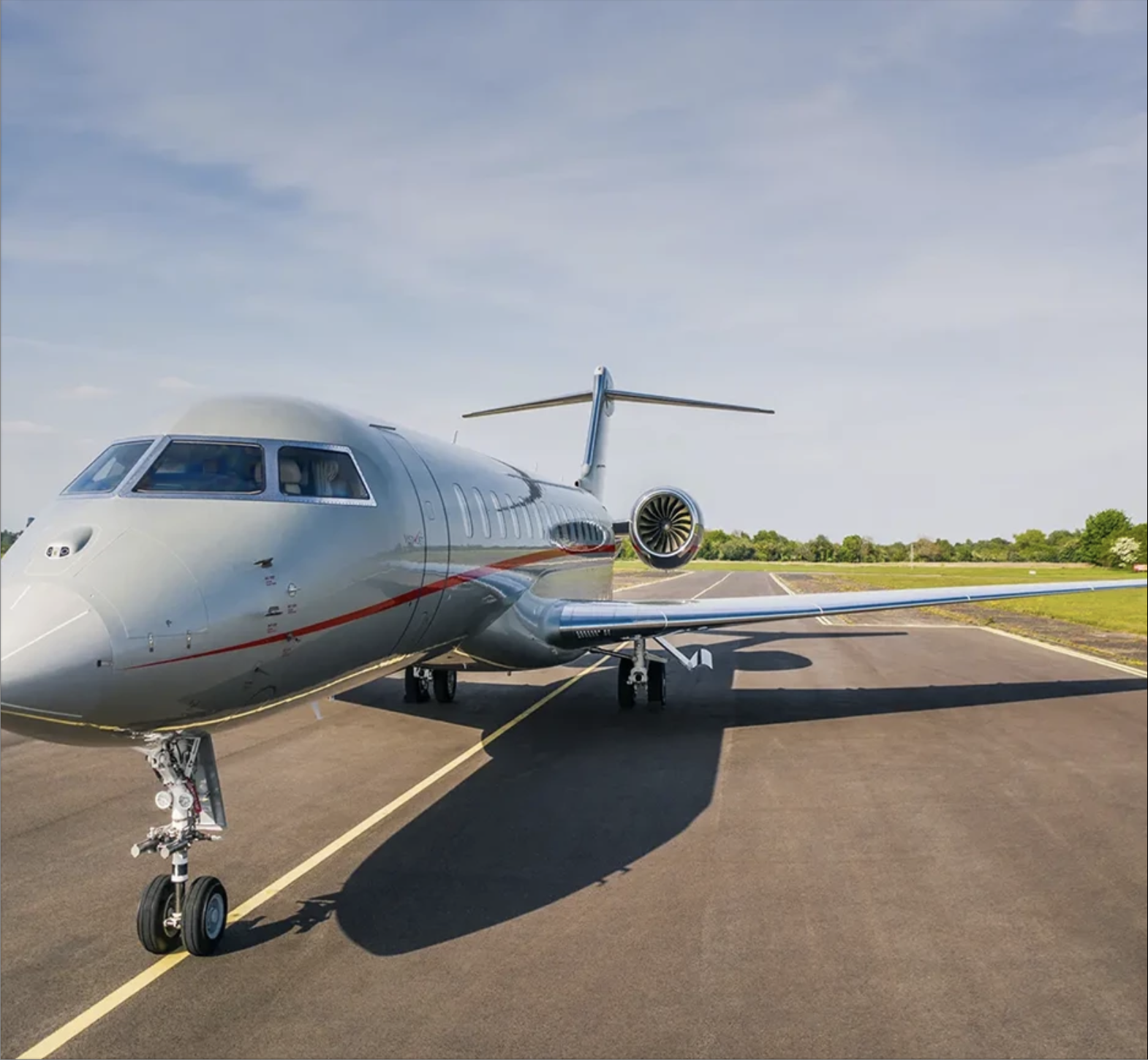 Luxurious private jet interior ready for charter